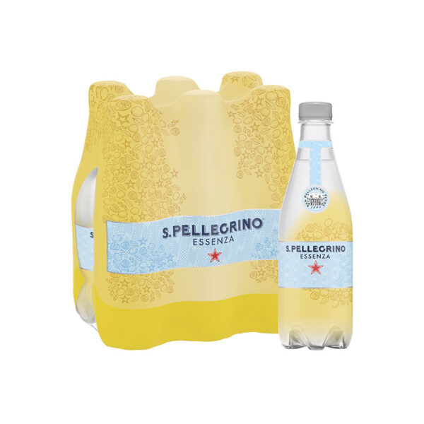 San Pellegrino - Lemon & Lemon Zest 500ml (16.9 oz) Plastic Bottle 24pk Case