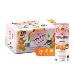 San Pellegrino - Momenti Clementine & Peach 330ml (11 oz) Can 24pk Case