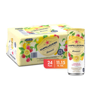 San Pellegrino - Momenti Lemon & Raspberry 330ml (11 oz) Can 24pk Case