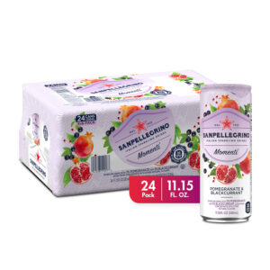 San Pellegrino - Momenti Pomegranate & BlackCurrant 330ml (11 oz) Can 24pk Case