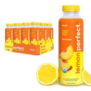 Lemon Perfect - Peach 15.2 oz Plastic Bottle 12pk Case