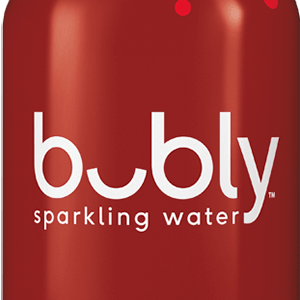 Bubly - Cherry Sparkling 12 oz Can 24pk Case