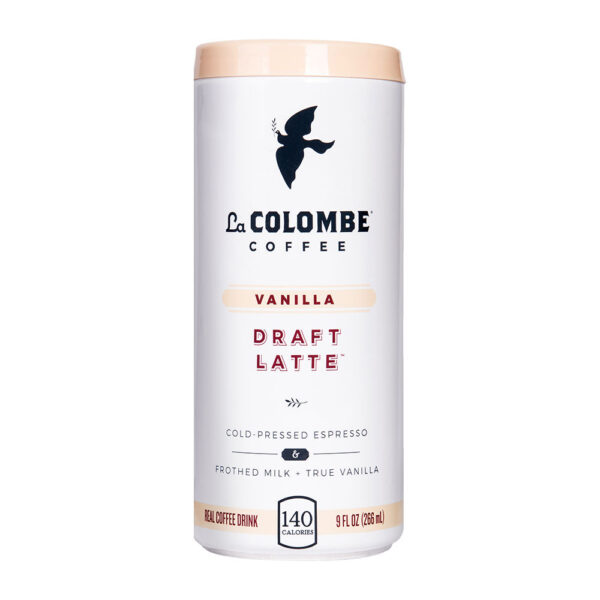 La Colombe Coffee - Vanilla Draft Latte 9oz Can 12pk Case