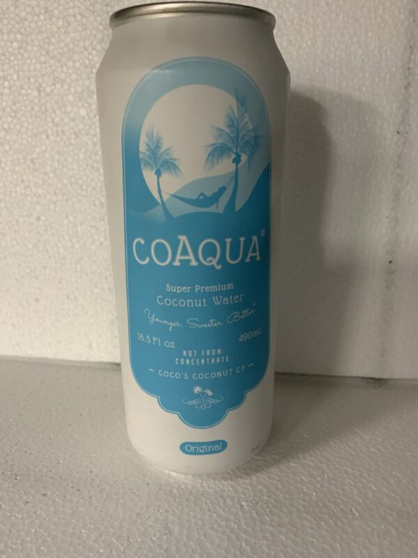 Coaqua - Coconut Water 490ml (16.5 oz) Can 12pk Case