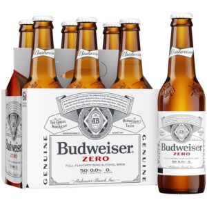 Budweiser - Zero Non-Alcoholic 12 oz Bottle 24pk Case