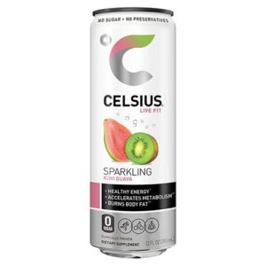 Celsius - Sparkling Kiwi Guava 12 oz Can 12pk Case