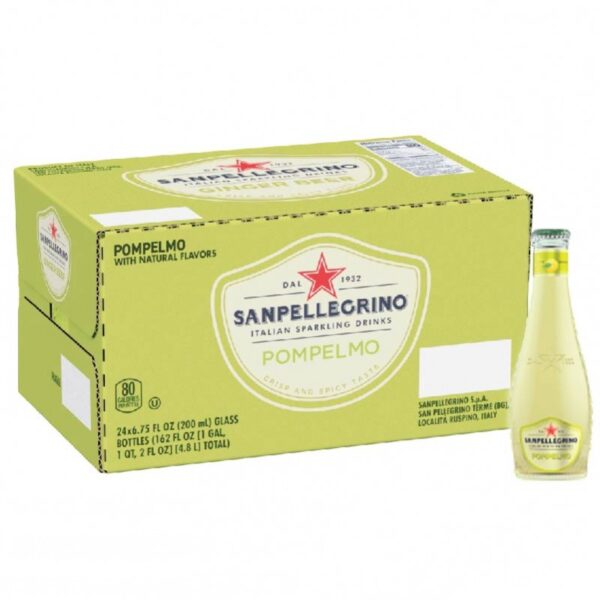 San Pellegrino - Pompelmo 200ml (6.7 oz) Bottle 24pk Case