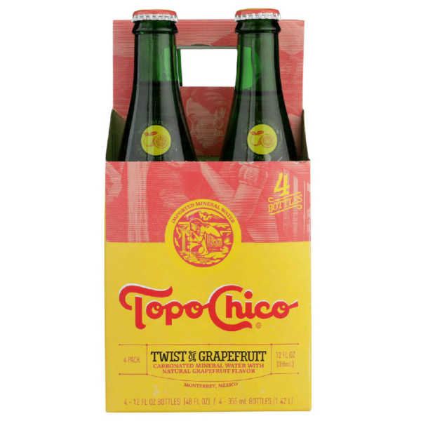 Topo Chico - Grapefruit Sparkling Mineral Water 12oz Bottle 24pk Case