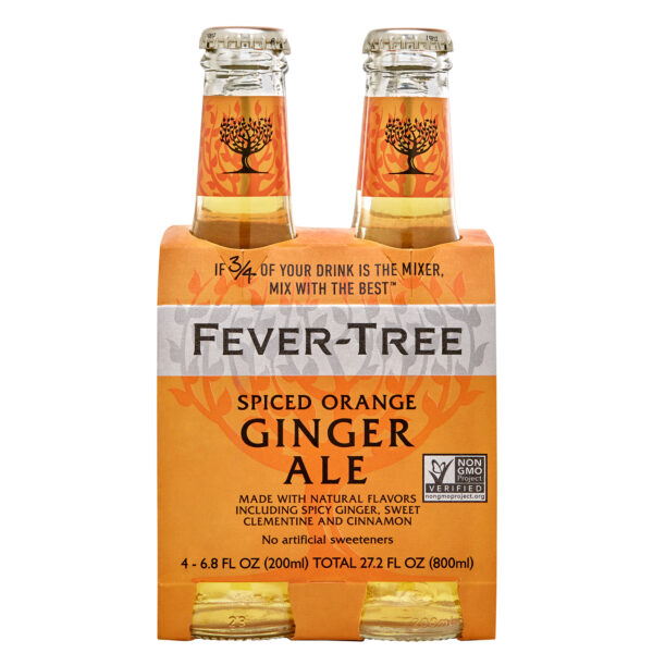 Fever-Tree - Spiced Orange Ginger Ale 6.8 oz (200 ml) Glass Bottle 24pk Case