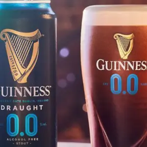 Guinness - Non Alcoholic Draught 14.9 oz Can 24pk Case