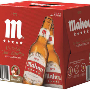 Mahou - Lager 8.45 oz (250ml) Bottle 24pk Case