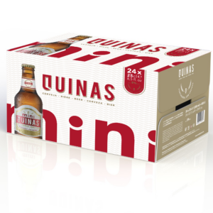 Quinas - Lager 8.45 oz (250ml) Bottle 24pk Case