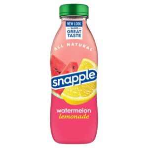 Snapple - Watermelon Lemonade 16 oz Plastic Bottle 24pk Case