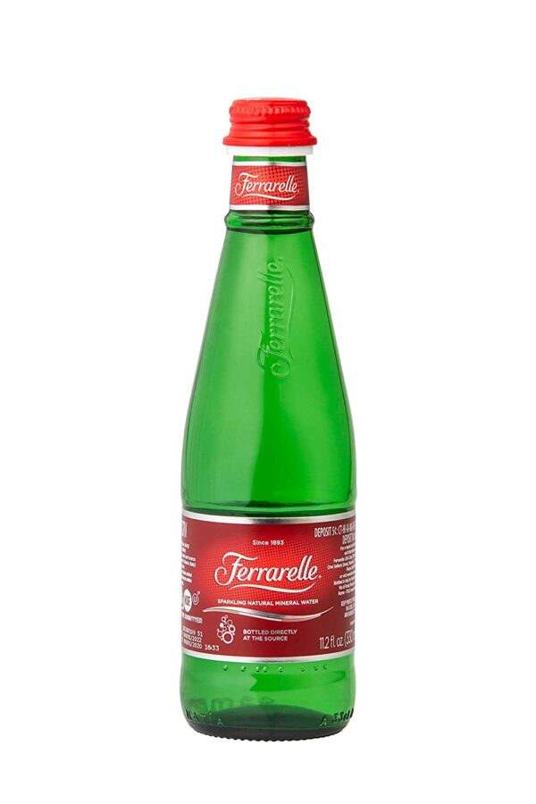Ferrarelle - Sparkling Mineral Water 330ml (11.2oz) Glass Bottle 24pk Case