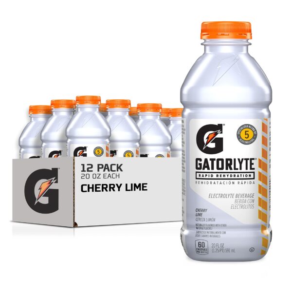 GatorLyte - Cherry Lime 20oz Bottle 12pk Case