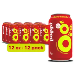 Poppi - Cherry Limeade 12 oz Can 12pk Case