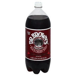Dr. Brown's - Black Cherry 2 Liter Bottle 6pk Case