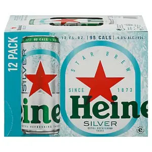 Heineken - Silver 12 oz Can 24pk Case