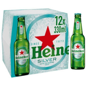 Heineken - Silver 12 oz Bottle 24pk Case