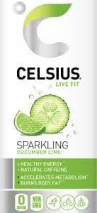 Celsius - Sparkling Cucumber Lime 12 oz Can 12pk case