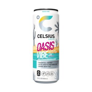Celsius - Sparkling Oasis Vibe 12 oz Can 12pk Case