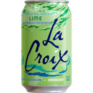 La Croix - Sparkling Water Lime 12 oz Can 24pk Case