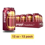 Poppi - Root Beer 12 oz Can 12pk Case