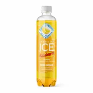 Sparkling Ice - Starburst Lemon Zero Sugar 17 oz Bottle 12pk Case