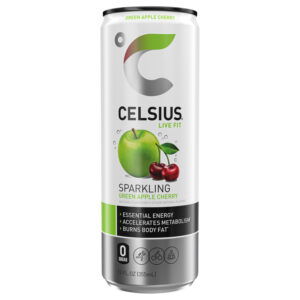 Celsius - Sparkling Green Apple Cherry 12 oz Can 12pk Case