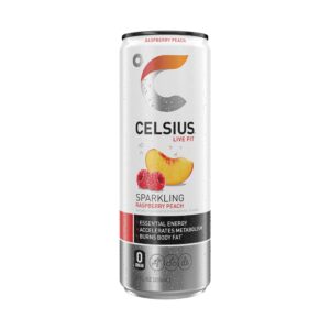 Celsius - Sparkling Raspberry Peach 12 oz Can 12pk case