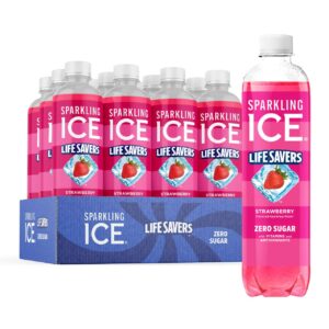 Sparkling Ice - Life Savers Strawberry Zero Sugar 17 oz Bottle 12pk Case