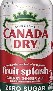 Canada Dry - Zero Sugar Cherry Ginger Ale 12 oz Can 24pk Case
