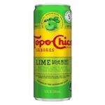 Topo Chico - Lime + Mint Sparkling Water 12 oz Can 24pk Case