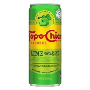 Topo Chico - Lime + Mint Sparkling Water 12 oz Can 24pk Case