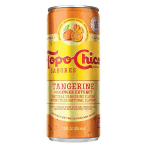 Topo Chico - Tangerine + Ginger Sparkling Water 12 oz Can 24pk Case