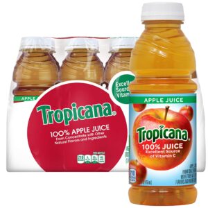 Tropicana - Apple Juice 15.2 oz Plastic Bottle 12pk Case