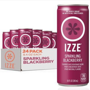 Izze - Sparkling Blackberry 8.4 oz Can 24pk Case