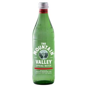 Mountain Valley- Still Spring Water 16.9 oz (500ml) Glass Bottle 12pk Case