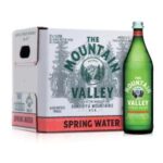 Mountain Valley- Still Spring Water 1 Liter (33.8oz) Glass Bottle 12pk Case
