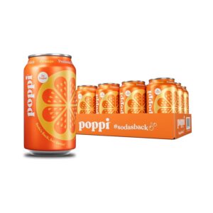 Poppi - Orange 12 oz Can 12pk Case