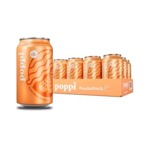 Poppi - Orange Creme 12 oz Can 12pk Case