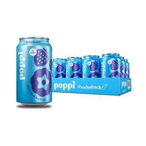 Poppi - Wild Berry 12 oz Can 12pk Case