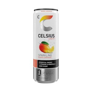 Celsius - Sparkling Mango Lemonade 12 oz Can 12pk case