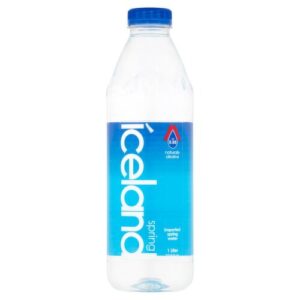Iceland Spring Water - 1 Liter (33.8 oz) Still Plastic Bottle 12pk Case