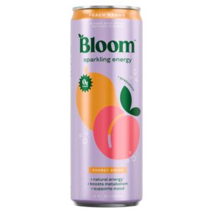 Bloom - Sparkling Peach Mango 12 oz Can 12pk case