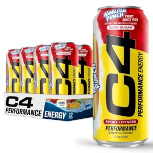C4 Energy - Hawaiian Punch Fruit Juicy Red 16 oz Can 12pk Case