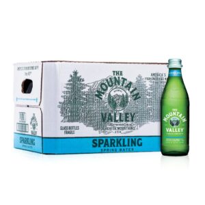 Mountain Valley- Sparkling Spring Water 333ml (11.3 oz) Glass Bottle 24pk Case