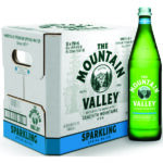 Mountain Valley- Sparkling Spring Water 750ml (25.3oz) Glass Bottle 12pk Case