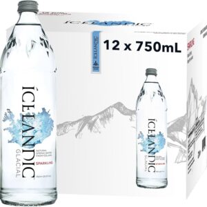 Icelandic - Glacial Sparkling 750ml (25.3 oz) Glass Bottle 12pk Case