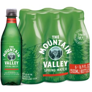 Mountain Valley- Still Spring Water 16.9 oz (500ml) Plastic Bottle 24pk Case